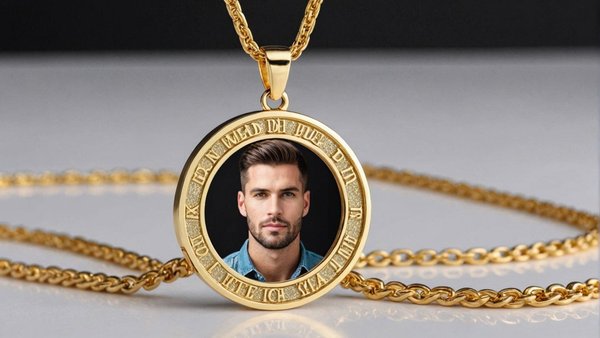 Chaine homme plaque or personnalisée: cadeau unique et élégant
