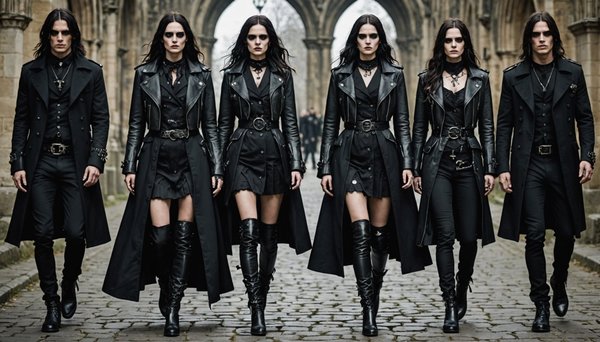 Explorez le look gothique rock : style et accessoires uniques