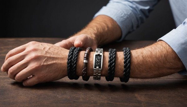 Bracelets cordon pour homme : élégance décontractée à petit prix